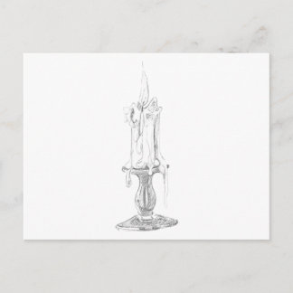 Candle Postcard Vykort