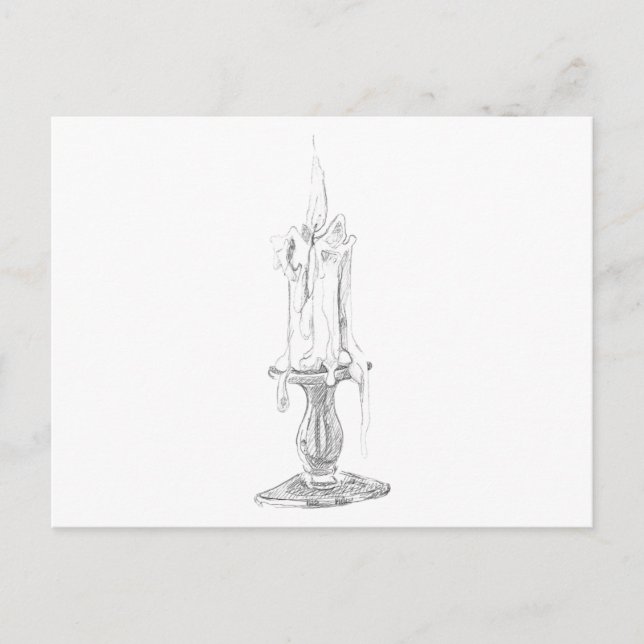 Candle Postcard Vykort (Framsida)