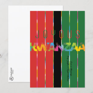 Candle Rand Kwanzaa Kort