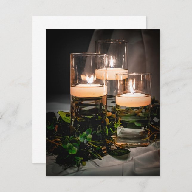 Candle Trio Meddelande (Fram/baksida)