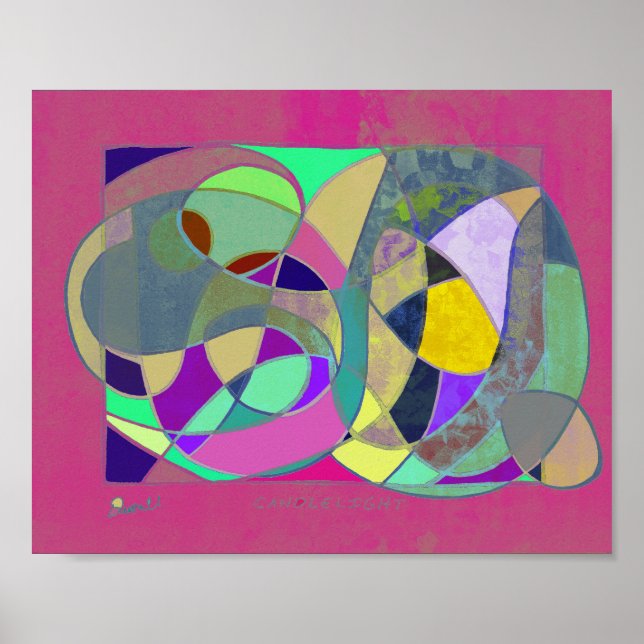 Candlelight Abstract v2 Poster (Framsidan)
