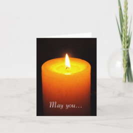 Candlelight - julönskemål helgkort