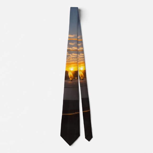 Candlelight Sunset Neck Tie Slips (Framsida)