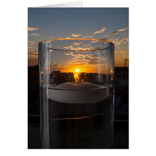 Candlelight Sunset OBS Kort (Framsidan)