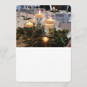 Candlelightbröllopinbjudan Inbjudningar