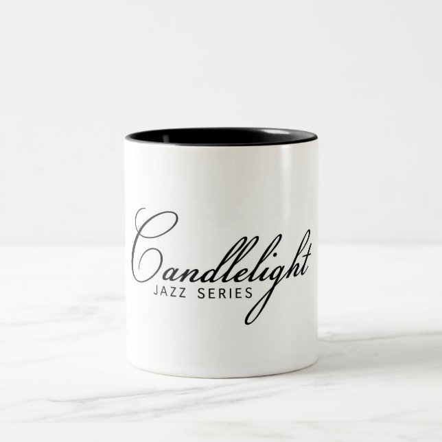 CandlelightJazz#candlelightjazz CoffeeMug (11oz) Två-Tonad Mugg (Center)