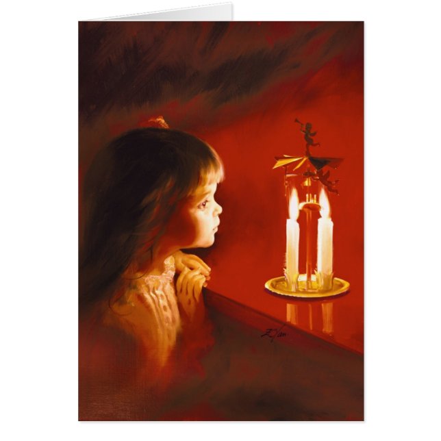 Candlelightmagi Hälsningskort (Framsidan)