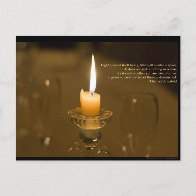 Candlelightvykort Vykort (Framsida)