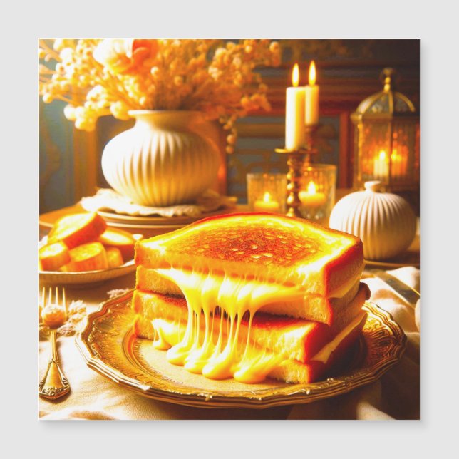 Candlelit Comfort Meal: Grilled Cheese Sandwich (Framsida)