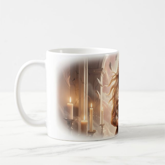 Candlelit Embrace of Eternal Devotion Mug Kaffemugg (Vänster)