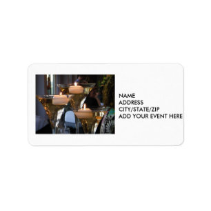CANDLELITE RETURN ADRESS-ETIKETT ADRESSETIKETT