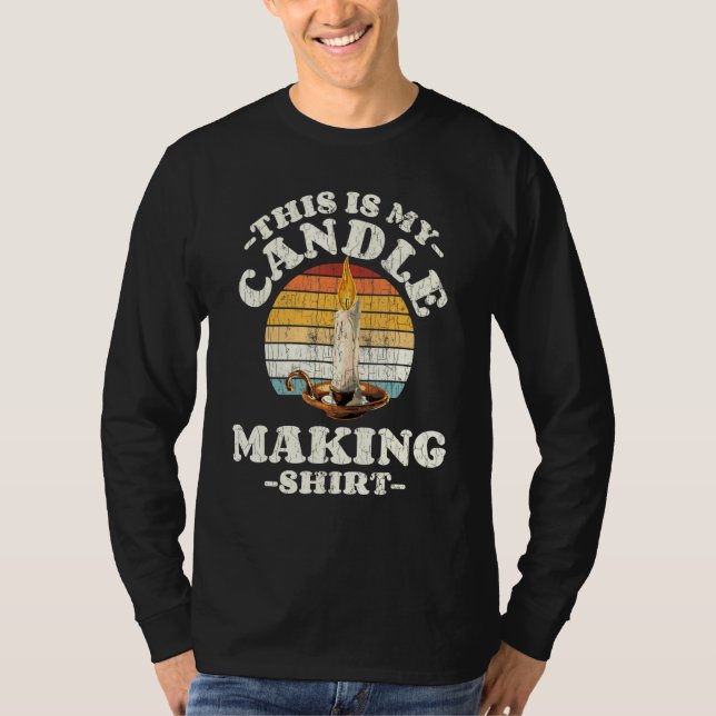 Candlemaker det här är min ljusbild för Skapar T Shirt (Framsida)