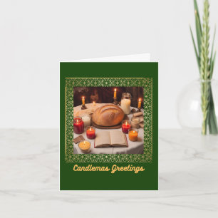 Candlemas Greeting Card Kort