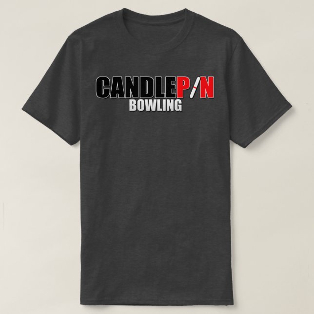 Candlepin Bowling T Shirt (Design framsida)