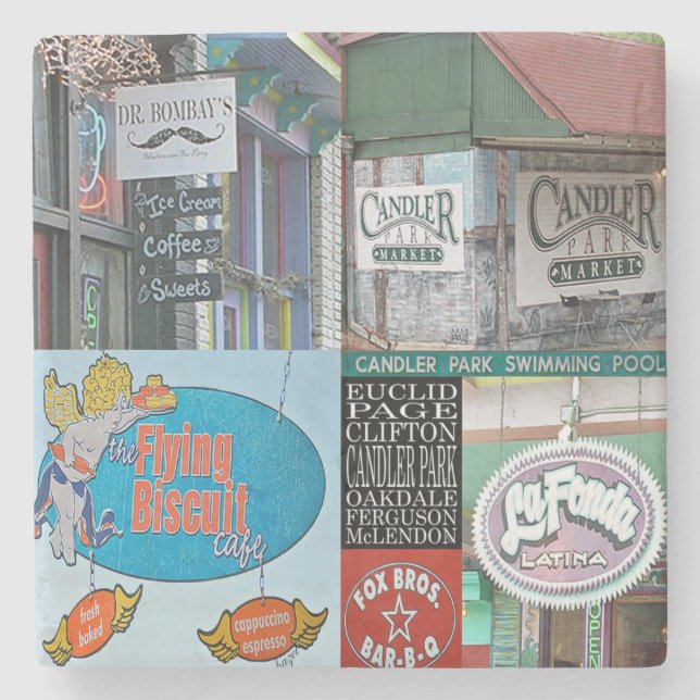 Candler Park, Atlanta Marble Underlägg (Framsidan)