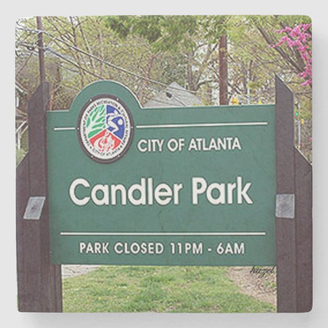 Candler Park Sign, Candler Park, Atlanta Underlägg (Framsidan)