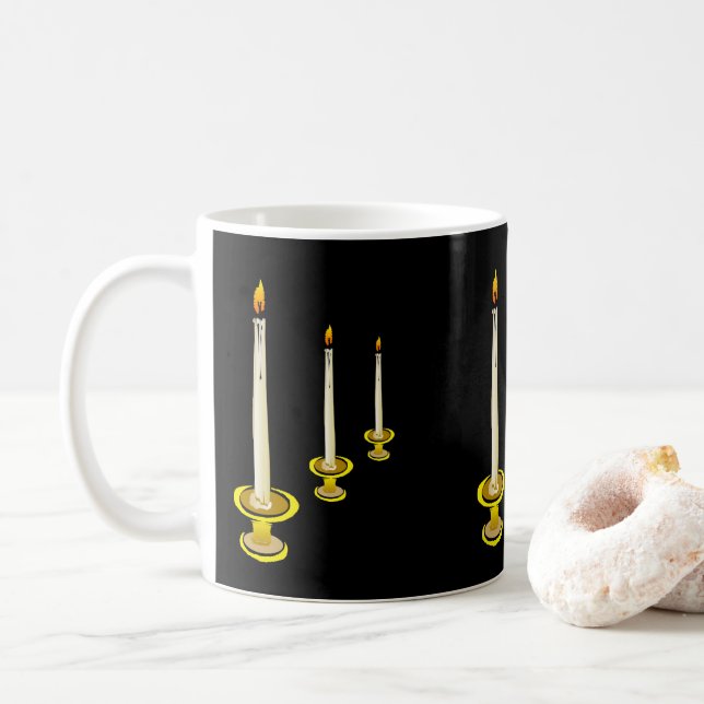 Candles Black Mugg (Med munk)