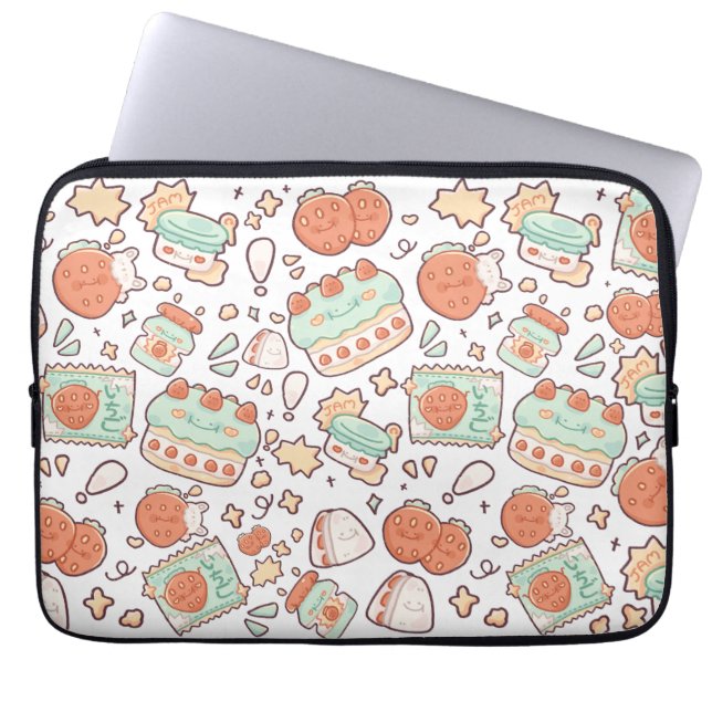 Candles Cake Laptop Fodral (Framsidan)