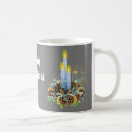 Candles Cookies Whimsical Magic Snö Julafton Kaffemugg