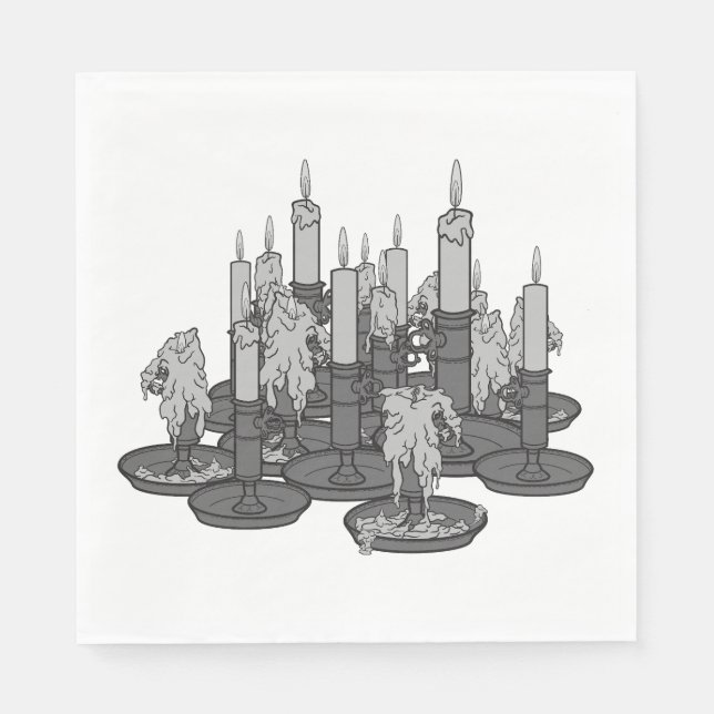 Candles Pappersservett (Framsidan)