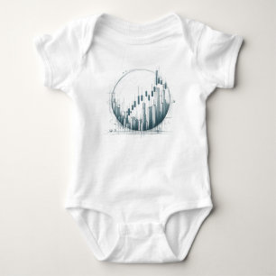 Candlestick-diagram teckning t shirt
