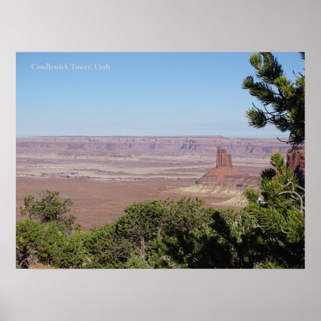 Candlestick Torn i Canyonlands nationalpark Poster (Framsidan)