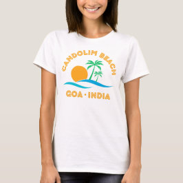 CANDOLIM BEACH-GOA INDIA T SHIRT