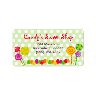 Candy Address Label Adressetikett