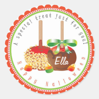 CANDY APPLE FALL HALLOWEEN RUNT KLISTERMÄRKE