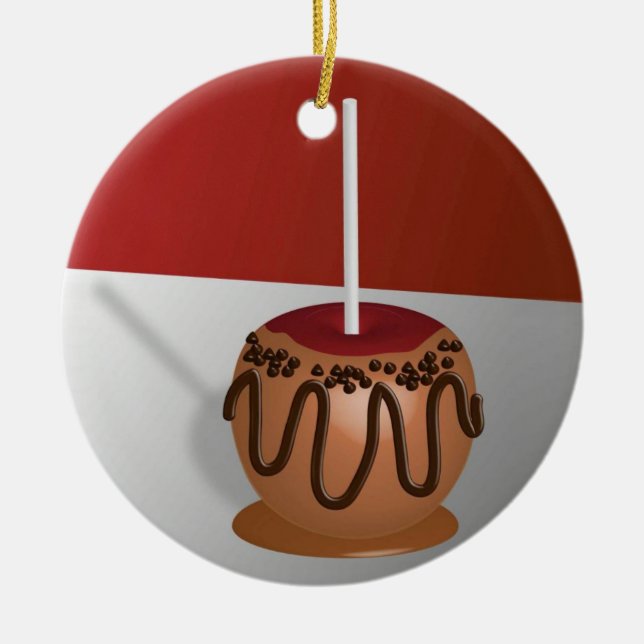 Candy Apple Julgransprydnad Keramik (Framsidan)