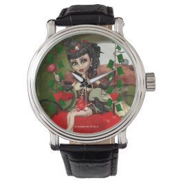 Candy Apple Kärlek Gothic Lolita Art Watch Armbandsur