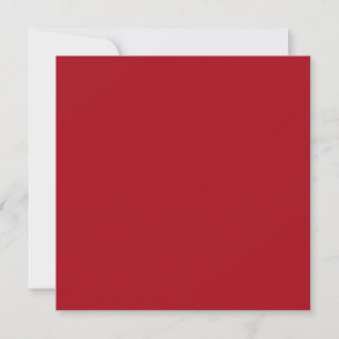Candy Apple Red Autumn Fall Season Solid Färg Kort