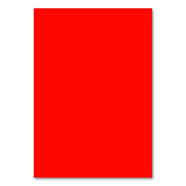 Candy Apple Red Bordsnummer (Framsidan)