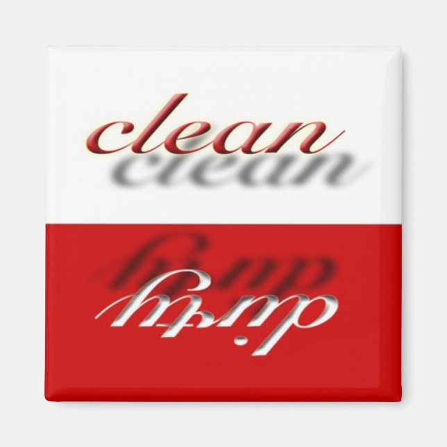 Candy Apple Red Dishwasher Magnet (Framsidan)