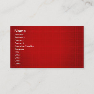 CANDY APPLE RED GRID BAKGRUND-MALL MATRIX DI VISITKORT