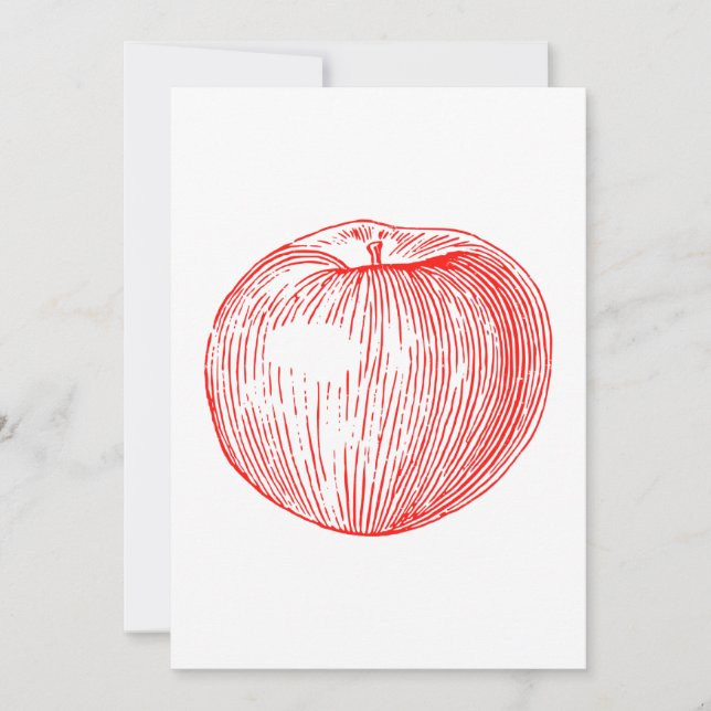 Candy Apple Red Letterpress Apple (Framsida)