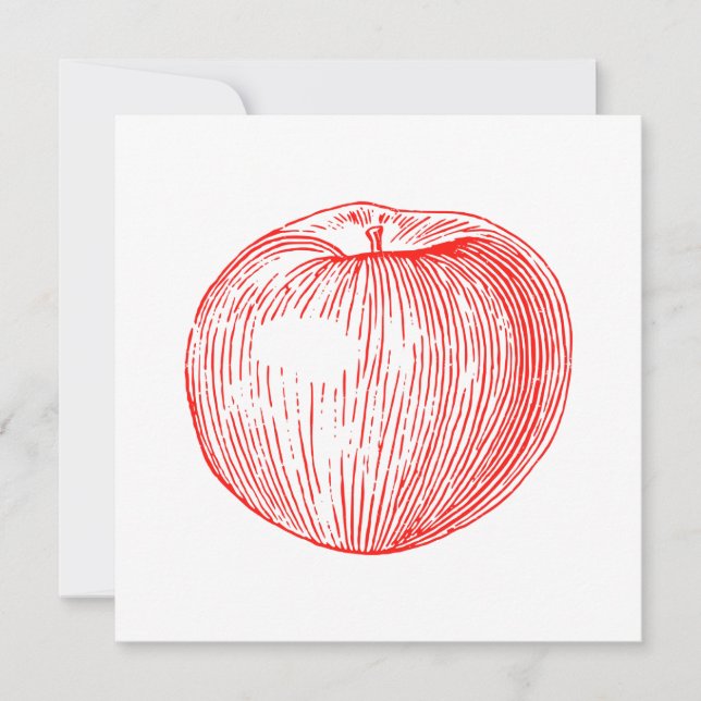 Candy Apple Red Letterpress Apple (Framsida)