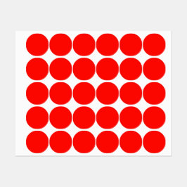 Candy Apple Red Solid Färg Klistermärke