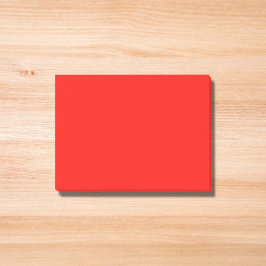 Candy Apple Red Solid Färg Post-it Block