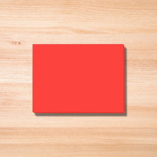 Candy Apple Red Solid Färg Post-it Block (Skapare uppladdad)