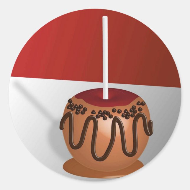 Candy Apple Runt Klistermärke (Framsida)