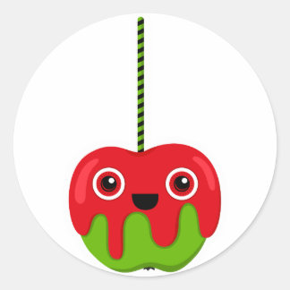Candy Apple Sticker Runt Klistermärke