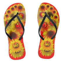 Candy Apple Unisex Solros Flinflip flops