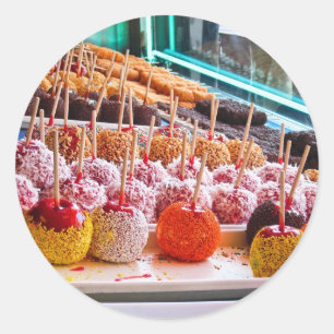 Candy Apples - Coney Island, NYC Runt Klistermärke