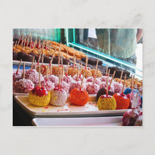 Candy Apples - Coney Island, NYC Vykort