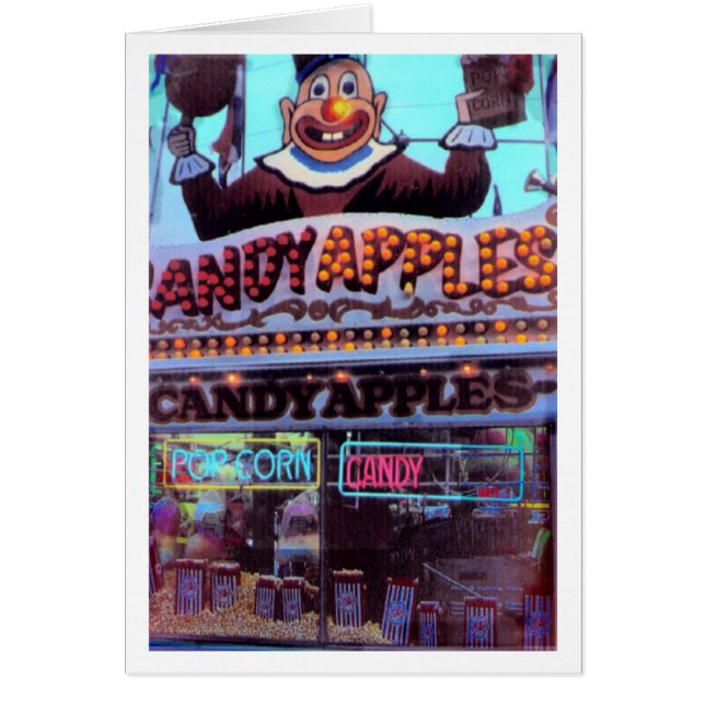 Candy Apples Hälsningskort (Framsidan)