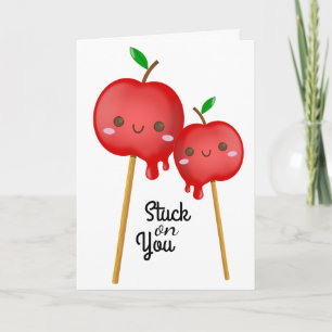 Candy Apples Stuck på dig Helgkort