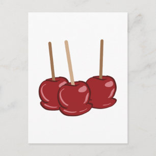 Candy Apples Vykort