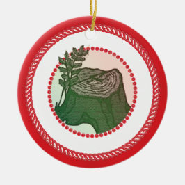 Candy-back Jesse träd Ornament