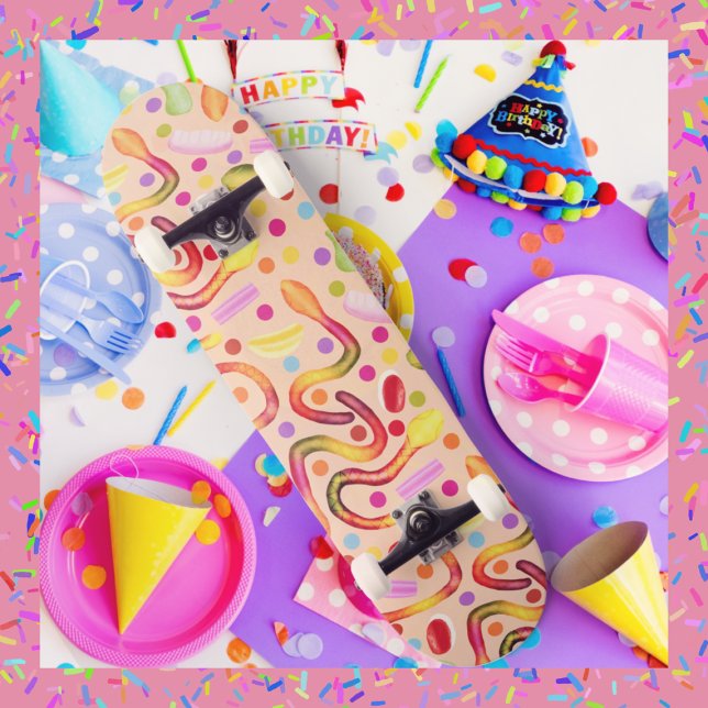 Candy Bag  Mini Skateboard Bräda 18,5 Cm (Candy snake skateboard )